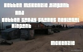 Better Mckenzie Airfield And Better Sandy Shores Regional Airport [Menyoo] for Grand Theft Auto V