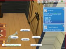 Sims 4 Mod: Let Me Check My Pets Info (Image #2)