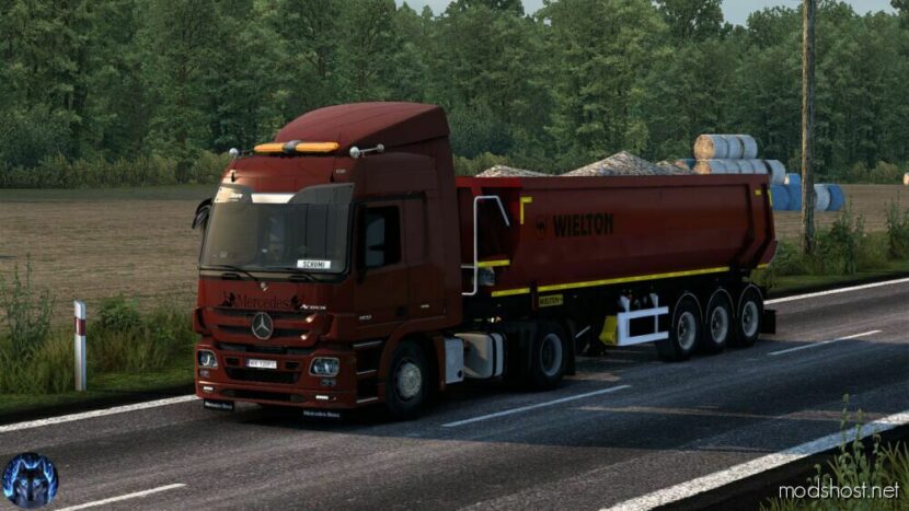 Mercedes Actros MP3 Reworked V4.3 [Schumi] [1.48] for Euro Truck Simulator 2