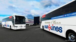 ETS2 Mod: Temsa Safir Plus - Eurolines Skin (Image #3)