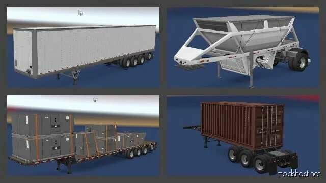 More Various SCS Trailers In Freight Market for American Truck Simulator