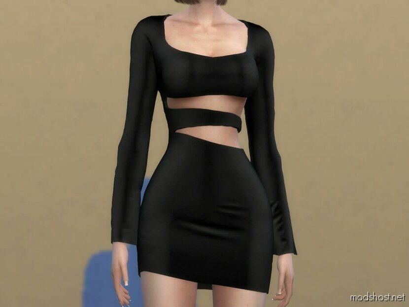 Sims 4 Female Clothes Mod: Anni Dress (Featured)