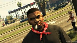 GTA 5 Player Mod: Gang Face Tattoos For Franklin (Image #2)