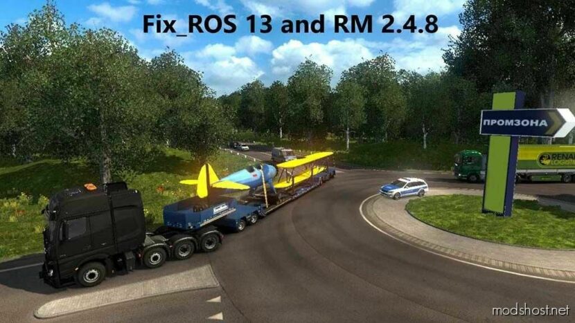 FIX ROS 13 And RM 2.4.8 for Euro Truck Simulator 2