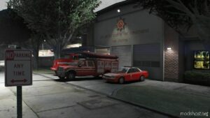 GTA 5 Map Mod: Lsfd/Lscfd Fire Station 7 Exterior Rework SP / Fivem Ready Well Optimized V1.1 (Image #3)