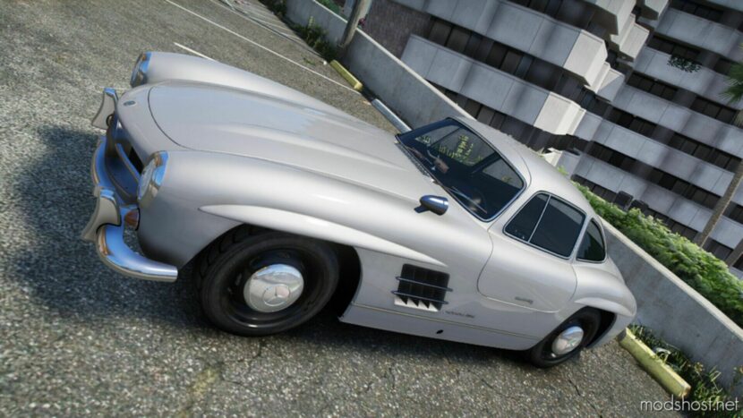 GTA 5 Mercedes-Benz Vehicle Mod: 300SL Gullwing (Featured)