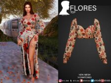 Flores SET for Sims 4