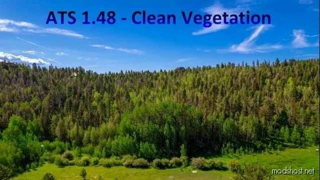 Clean Vegetation Fixed V1.0.1 [1.48] for American Truck Simulator