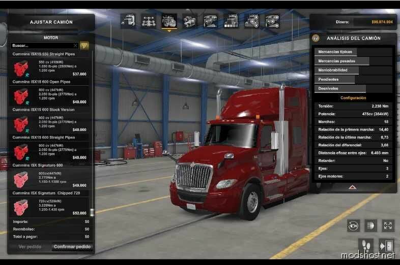 Cummins ISX Engines And Sounds Pack By Eeldavidgt V2.1 for American Truck Simulator