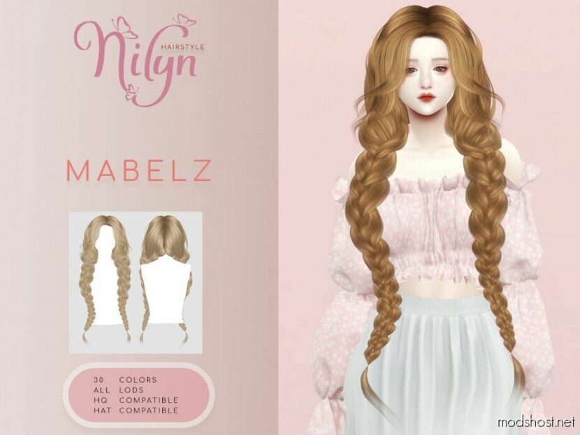 Mabelz Hair for Sims 4