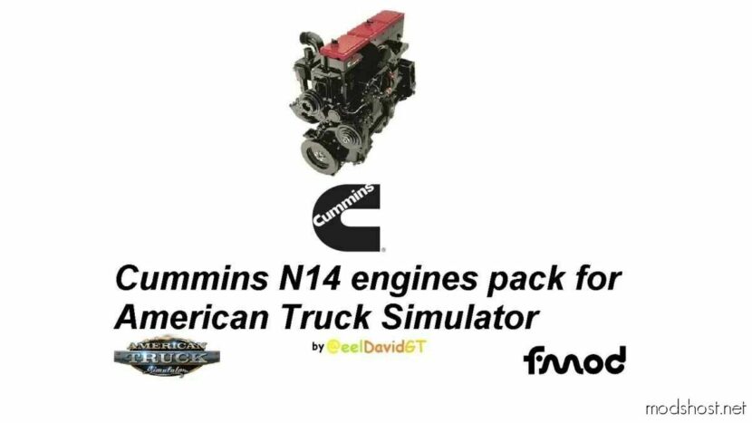 Cummins N14 Engines Pack V1.7 [1.48] for American Truck Simulator