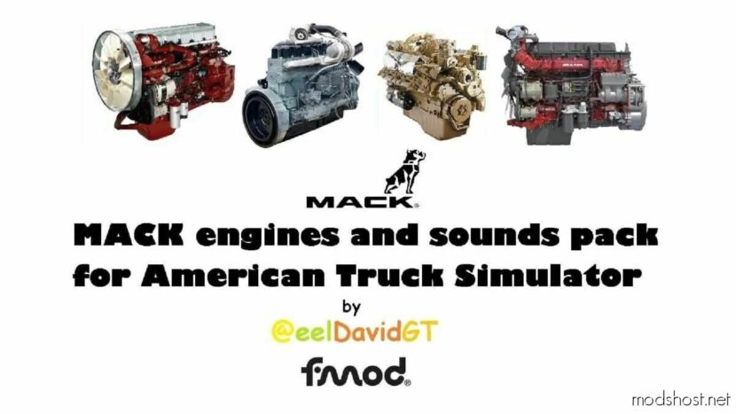 Mack Engines & Sounds Pack V1.2 [1.48] for American Truck Simulator