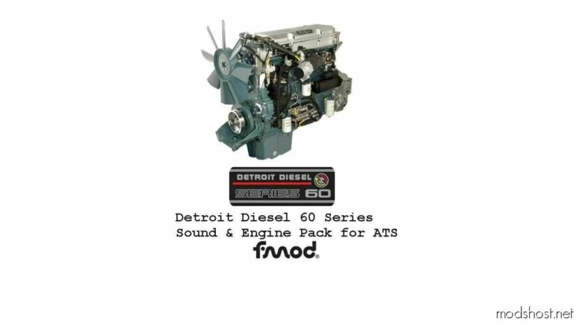 Detroit Diesel 60 Series Engines Pack V2.1 [1.48] for American Truck Simulator