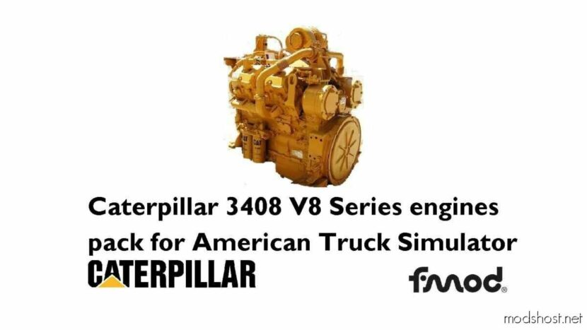 Caterpillar 3408 V8 Series Engines Pack V2.1 [1.48] for American Truck Simulator