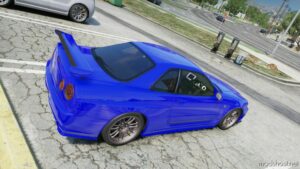 GTA 5 Nissan Vehicle Mod: Skyline GT-R R34 (Image #3)