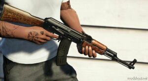 GTA 5 Weapon Mod: AK-47 From COD Cold WAR Animated V2.0 (Featured)