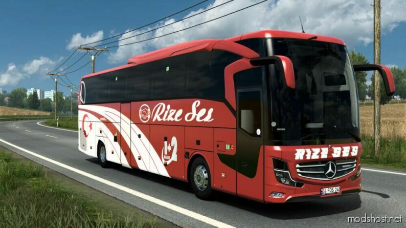 Mercedes-Benz Travego 16 SHD – Rize SES Seyahat for Euro Truck Simulator 2