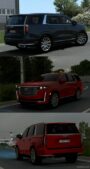 ETS2 Cadillac Car Mod: Escalade 2021 1.48 (Image #2)