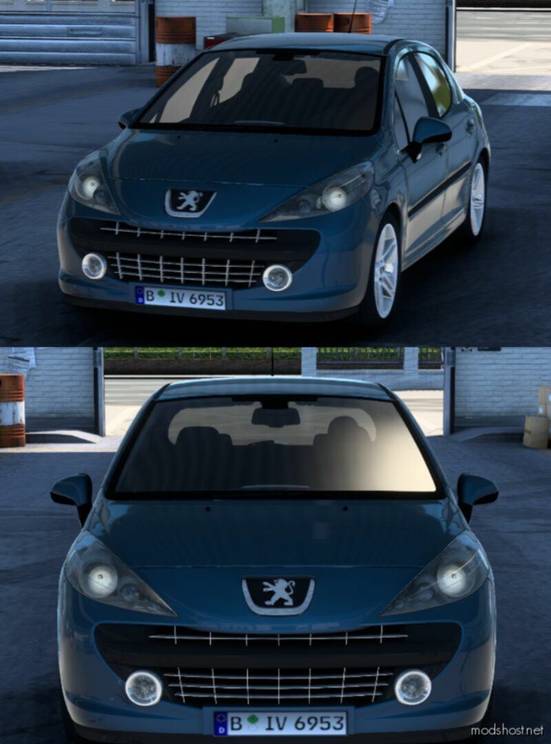Peugeot 207 [1.48] for Euro Truck Simulator 2