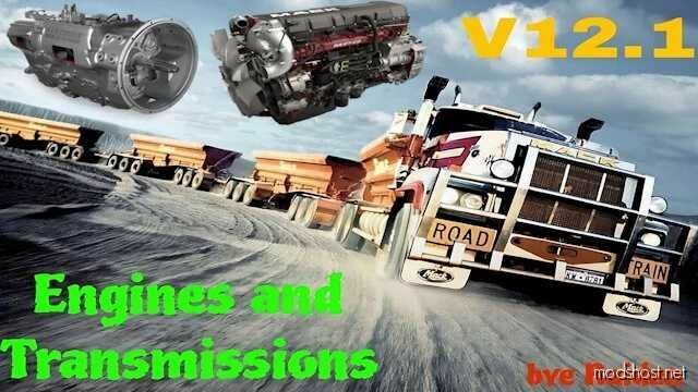 Engines And Transmissions Pack V12.1 [1.48] for American Truck Simulator