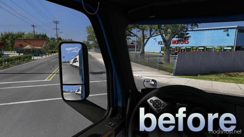 True Mirror FOV [1.48] for American Truck Simulator