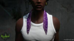 GTA 5 Player Mod: Neck Bandana For MP Male V1.1 (Image #4)