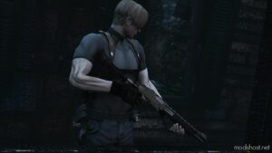 GTA 5 Player Mod: Leon S. Kennedy – Resident Evil 4 HD Version With Tactic Outfit + Classic Jacket – Add-On PED Replace (Image #2)