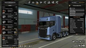 Engine + Transmission Pack V148 (Engine 5000HP + Gearbox 22 Shifter) for Euro Truck Simulator 2