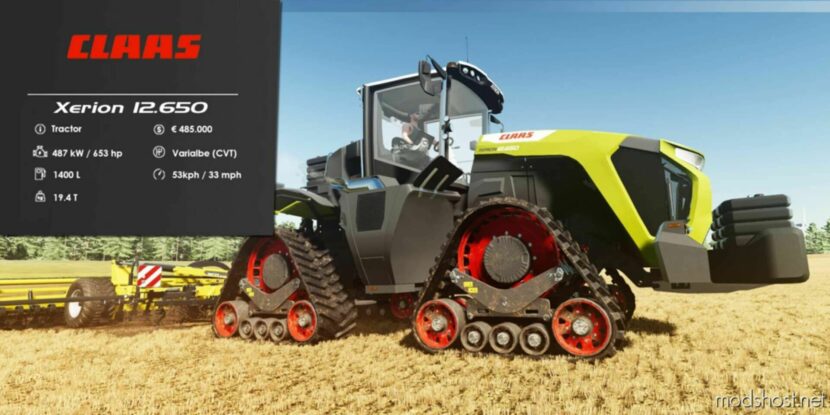 Claas Xerion 12.650 for Farming Simulator 22