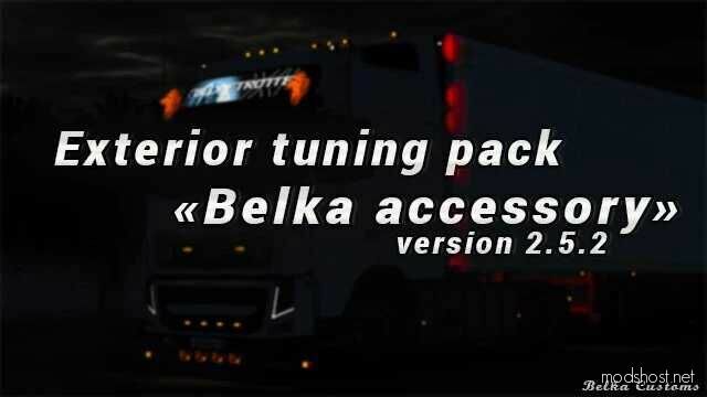 Bc-Exterior Belka Accessory V2.5.2 for Euro Truck Simulator 2