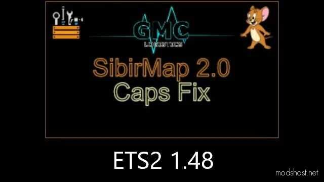 Sibirmap 2 Caps FIX V1.1 for Euro Truck Simulator 2