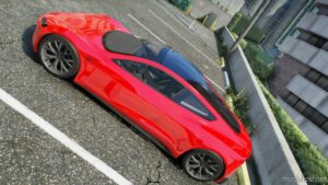 GTA 5 Tesla Vehicle Mod: Roadster (Image #2)