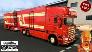 Scania R500 Fleurs Edition + Trailer [1.48] for Euro Truck Simulator 2