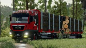 FS22 MAN Mod: TGX Forest Special V2.0.1 (Featured)