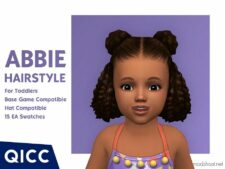 Abbie Hair for Sims 4