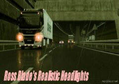 Ross Blade’s Realistic Headlight Flares V1.3 [1.48] for Euro Truck Simulator 2