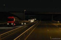 ETS2 Realistic Part Mod: Ross Blade’s Realistic Headlight Flares V1.3 1.48 (Image #2)