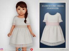 Flower Girl Dress Toddler for Sims 4
