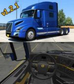 SCS Volvo VNL 2018 Unofficial Update 1.2.1 [1.48] for American Truck Simulator