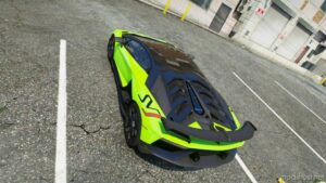 GTA 5 Lamborghini Vehicle Mod: Aventador SVJ (Image #3)