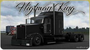 ATS Kenworth Truck Mod: Highway King W900 1.48 (Image #6)