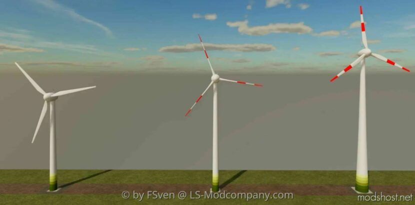 Enercon Classic Windturbines V1.1 for Farming Simulator 22