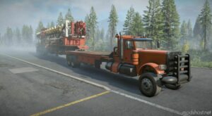 SnowRunner Mod: TWM Peterman 389 Oilfield Truck Pack (Image #6)