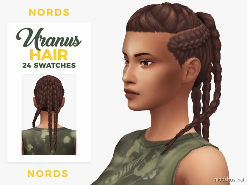 Uranus Hair for Sims 4