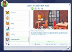 Sims 4 Mod: New Private Investigator Career (Image #2)