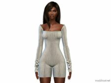 Sims 4 Female Clothes Mod: Britney Jumpsuit (Image #2)