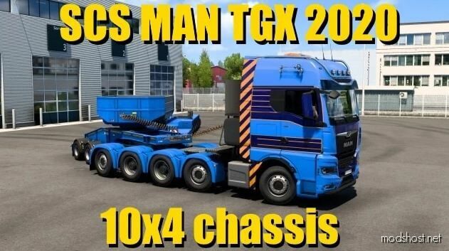 SCS MAN TGX 2020 10X4 Chassis for Euro Truck Simulator 2