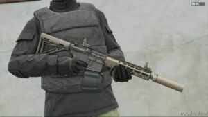 GTA 5 Weapon Mod: Eft-M4A1 Costum Animated (Image #5)