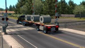 ATS Trailer Mod: Benson Flatbed Ownable 1.48 (Image #2)