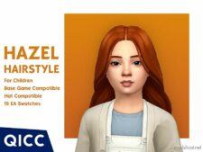 Hazel Hair for Sims 4